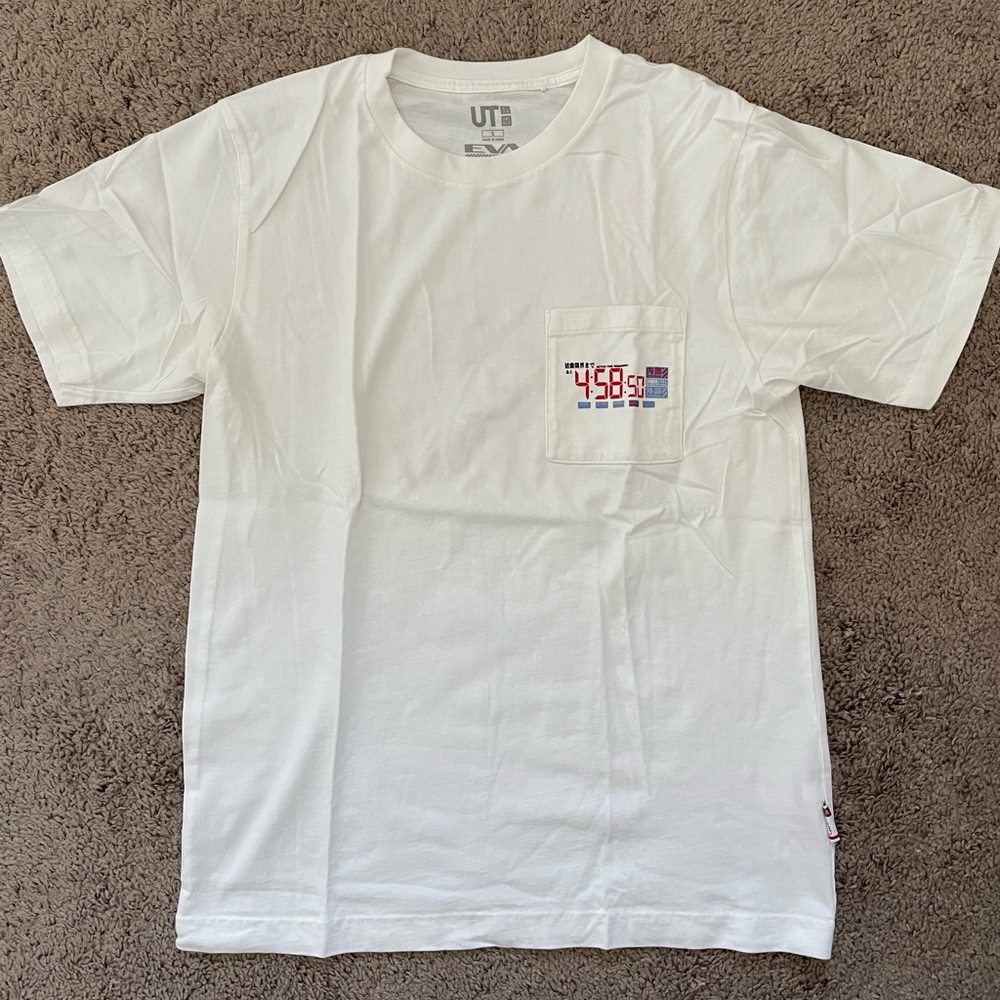 Uniqlo x Evangelion T-shirt - white - men’s small
